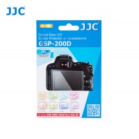 JJC Glass Screen Protector for CANON EOS 200D, REBEL SL2, KISS X9