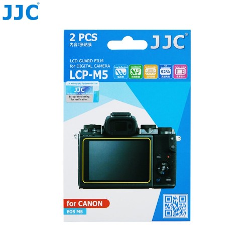 JJC Glass Screen Protector for Canon EOS M5