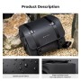 K&F Concept Camera Sling Bag 10L Camera Crossbody Shoulder Backpack DSLR/SLR/Mirrorless Camera - Black