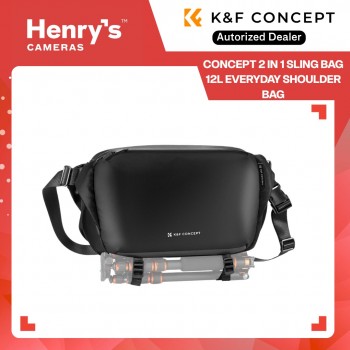 K&F Concept Alpha 2 in 1 Sling Bag 12L Everyday Shoulder Bag - KF13-177