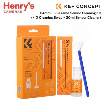 K&F 24mm Full-Frame Sensor Cleaning Kit (x10 Cleaning Swab + 20ml Sensor Cleaner) SKU.1617 K&F 24mm Full-Frame Sensor Cleaning Kit (x10 Cleaning Swab + 20ml Sensor Cleaner) SKU.1617