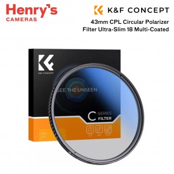 K&F 43mm Circular Polariser Filter (CPL) Classic Series KF01.1432