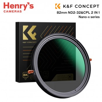 K&F 82mm ND2-32&CPL 2 IN 1 Nano-x series