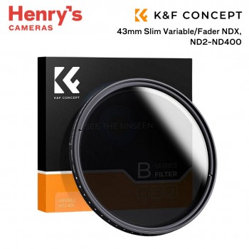 K&F 43mm Slim Variable/Fader NDX, ND2-ND400 KF01.1104