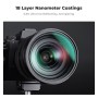 49mm Black Mist 1/4 + 1/8 Filters Kit Black Diffusion Cinematic Effect Filters Set - SKU-1709V1