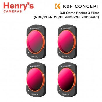 K&F DJI Osmo Pocket 3 filter (ND8/PL+ND16/PL+ND32/PL+ND64/PI) SKU.2092