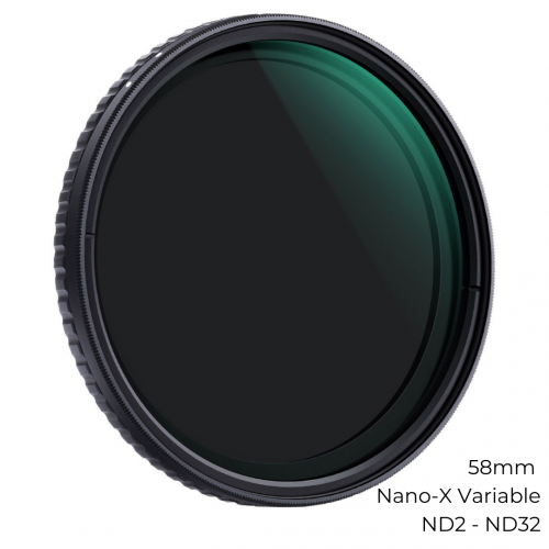 K&F 58mm Nano-X Variable/Fader ND Filter ND2-ND32