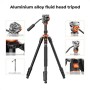 K&F Concept K234A7+FH-03 Professional Video Tripod with Fluid Head - KF09-136