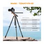 K&F Concept T254A7 Video Tripod with FH-03 Fluid Head - KF09-137