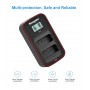 KingMa 2pcs LP-E10 Battery 1090mAh and LCD Dual Charger Kit