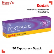 Kodak 35mm 5 Packs 135-36 Portra 400 Professional Film 