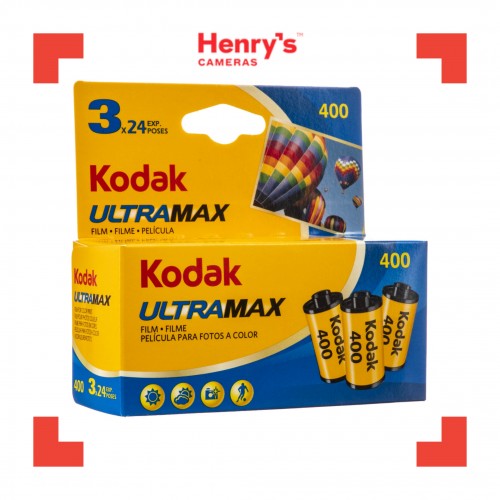 Kodak GC/UltraMax 400 Color Negative Film (35mm Roll Film, 24 Exposures, 3-Pack)