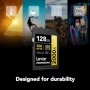 Lexar 128gb Professional 2000x SDXC UHS-II Card GOLD Series