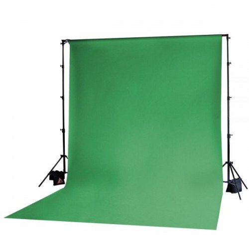 ENOVATION 3*6M BACKDROP PLAIN COTTON (GREEN)