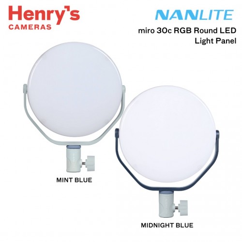 Nanlite miro 30c RGB Round LED Light Panel Nanlite miro 30c RGB Round LED Light Panel