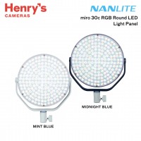 Nanlite miro 60c RGB Round LED Light Panel Nanlite miro 60c RGB Round LED Light Panel