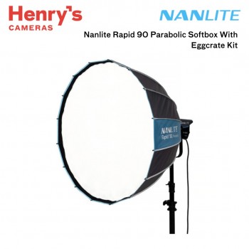 Nanlite Rapid 90 Parabolic Softbox With Eggcrate Kit Nanlite Rapid 90 Parabolic Softbox With Eggcrate Kit