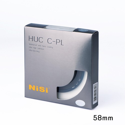 NISI 58MM WATERPROOF AND NANO COATING HUC CPL FILTER