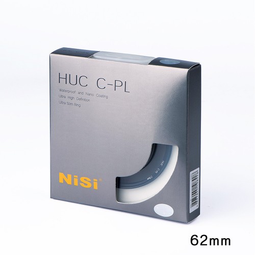 NISI 62MM WATERPROOF AND NANO COATING HUC CPL FILTER