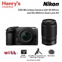 Nikon Z30 Mirrorless Camera with 16-50mm and 50-250mm Dual Lens Kit