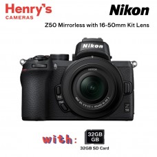 Nikon Z50 Mirrorless with 16-50mm Kit Lens