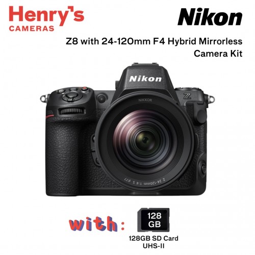 Nikon Z8 with 24-120mm F4 Hybrid Mirrorless Camera Kit 