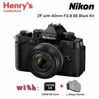 Nikon ZF with 40mm F2.8 SE Black Kit