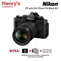 Nikon ZF with 24-70mm F4 Black Kit Nikon ZF with 24-70mm F4 Black Kit