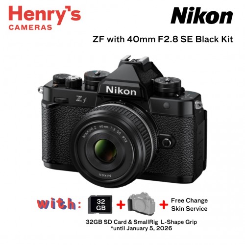 Nikon ZF with 40mm F2.8 SE Black Kit Nikon ZF with 40mm F2.8 SE Black Kit