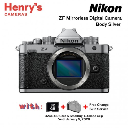 Nikon ZF Mirrorless Digital Camera Body Silver Nikon ZF Mirrorless Digital Camera Body Silver