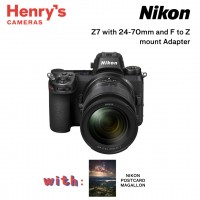Nikon Z7 with 24-70mm and F to Z mount adapter