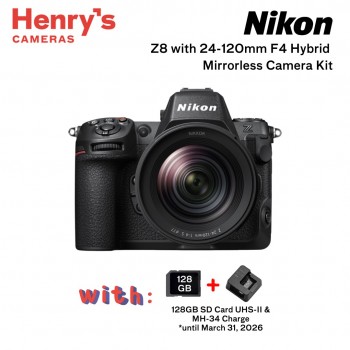 Nikon Z8 with 24-120mm F4 Hybrid Mirrorless Camera Kit Nikon Z8 with 24-120mm F4 Hybrid Mirrorless Camera Kit