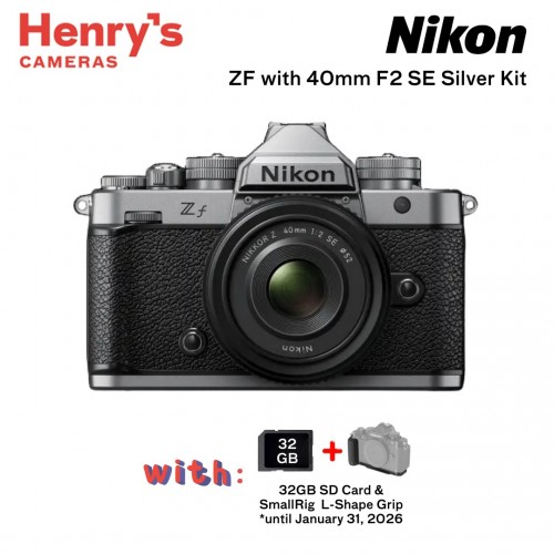 Nikon ZF with 40mm F2 SE Silver Kit Nikon ZF with 40mm F2 SE Silver Kit