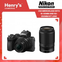 Nikon Z50 Mirrorless with 16-50mm and 50-250mm Kit Lens
