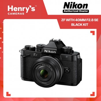 Nikon ZF with 40mm F2.8 SE Black Kit