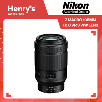 Nikon Z Macro 105mm F2.8 VR S WW Lens