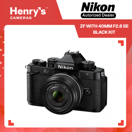 Nikon ZF with 40mm F2.8 SE Black Kit