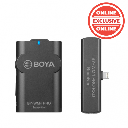 Boya BY-WM4PRO-K3 Wireless Lavalier Mic for iOS