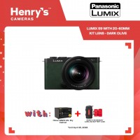 Panasonic Lumix S9 with 20-60mm Kit Lens - Dark Olive