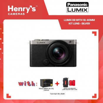 Panasonic Lumix S9 with 18-40mm Kit Lens - Silver