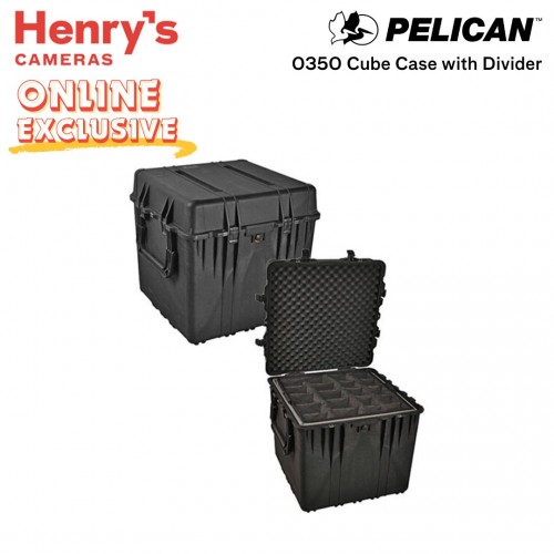 Pelican 0370 Cube Case with Padded Dividers