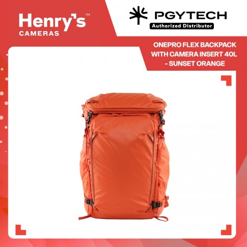 Pgytech OnePro Flex Backpack with Camera Insert 40L - Sunset Orange