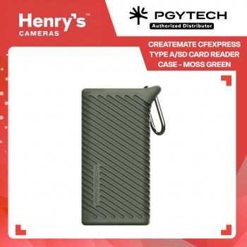 Pgytech CreateMate CFexpress Type A/SD Card Reader Case - Moss Green