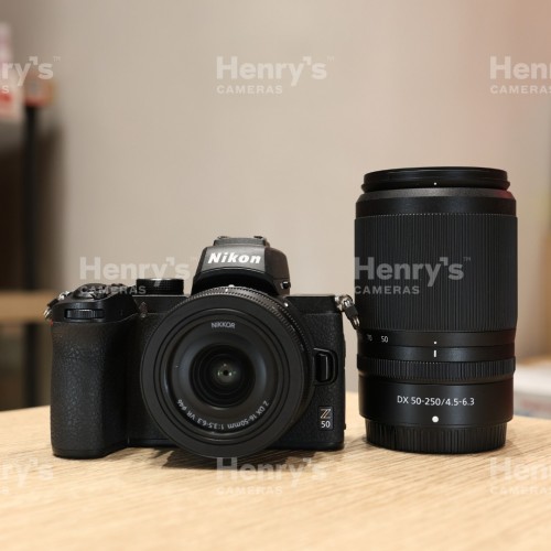 Nikon Z50 Mirrorless with 16-50mm and 50-250mm Kit Lens [PRE-OWNED]