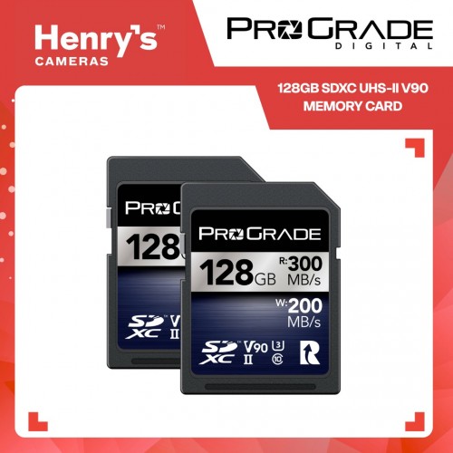 ProGrade Digital 128GB SDXC UHS-II V90 Memory Card ProGrade Digital 128GB SDXC UHS-II V90 Memory Card