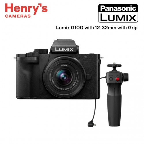 Panasonic Lumix G100 with 12-32mm with Grip