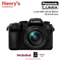 Panasonic Lumix G97 Mirrorless Camera with 12-60mm f/3.5-5.6 Lens