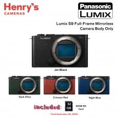 Panasonic Lumix S9 Full Frame Mirrorless Camera Body Only