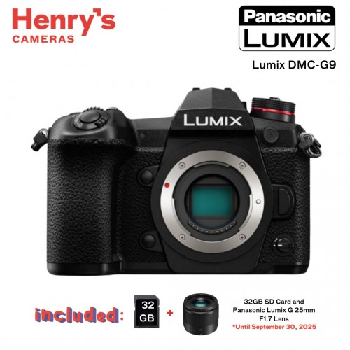 Panasonic Lumix DMC-G9 Mirrorless Micro 4/3 Camera Body