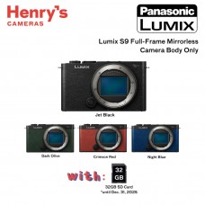 Panasonic Lumix S9 Full Frame Mirrorless Camera Body Only Panasonic Lumix S9 Full Frame Mirrorless Camera Body Only